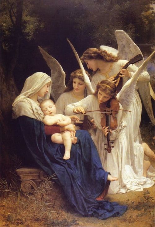 Bouguereau William Adolphe Song Of The Angels 2 canvas print