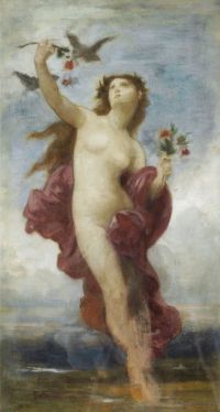 Bouguereau William Adolphe Study For Le Jour Ca. 1884