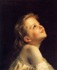 Bouguereau William Adolphe رأس الطفل