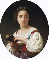 Bouguereau William Adolphe The Hour Book