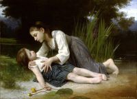Bouguereau William Adolphe The Imprudent Girl canvas print