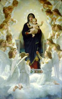 Bouguereau William Adolphe The Virgin With Angels 1900 canvas print