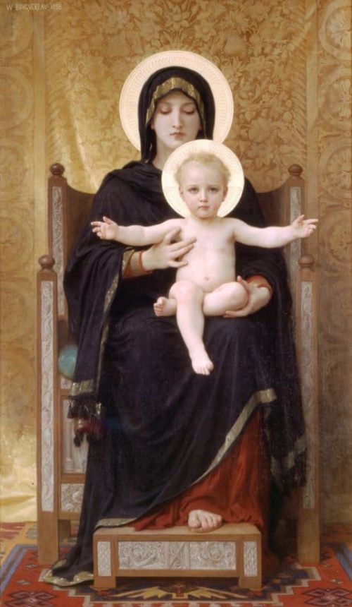 Bouguereau William Adolphe Virgin And Child 1888 canvas print