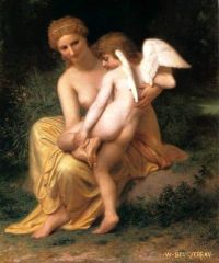Bouguereau William Adolphe Wounded Eros canvas print