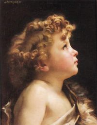 Bouguereau William Adolphe Young John The Baptist canvas print