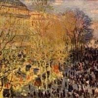 Boulevard de los Capucines en París de Monet