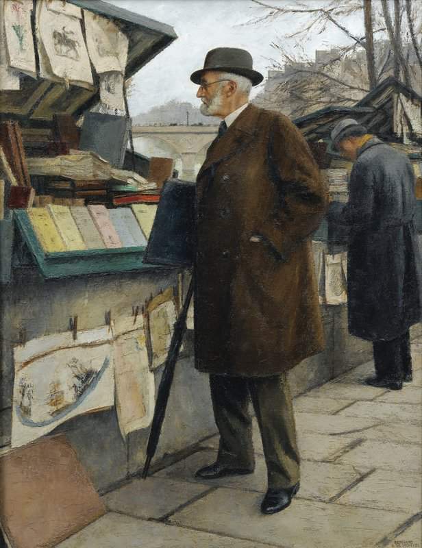 Boutet De Monvel Bernard Felix Boutreux Sur Les Quais canvas print
