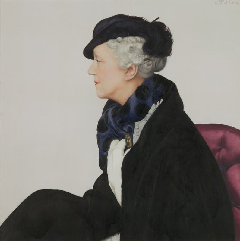 Boutet De Monvel Bernard Portrait De Lady Mendl canvas print