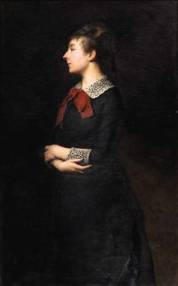 Boutet De Monvel Bernard Porträt von Madame Maurice Boutet De Monvel Ca. 1878