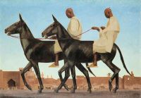 Boutet De Monvel Bernard The Black Mules canvas print
