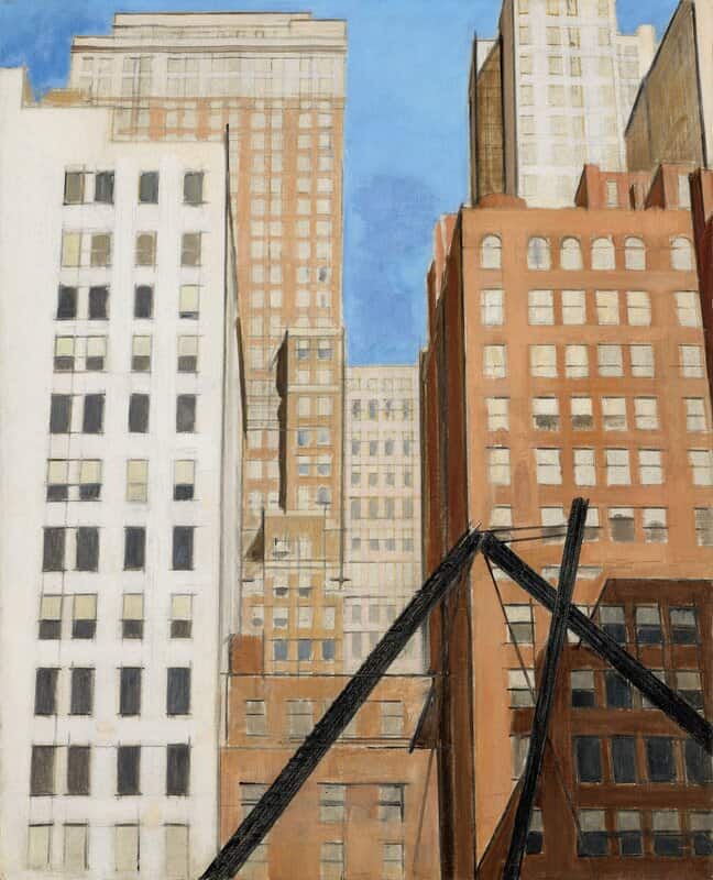 Boutet De Monvel Bernard Vue De New York 1928 canvas print