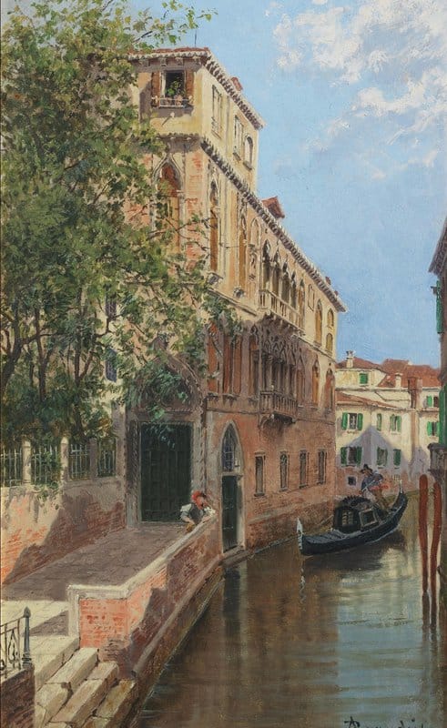 Brandeis Antonietta A Venetian Palace canvas print