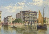 Brandeis Antonietta Ca Vendramin Calergi vom Canal Grande Venedig