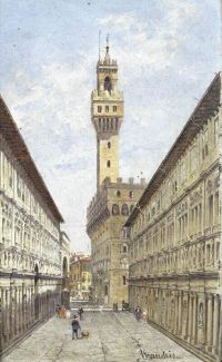 Brandeis Antonietta Campanile Del Palazzo Vecchio Firenze