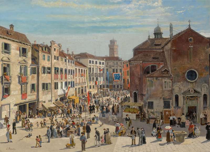 Brandeis Antonietta Campo San Giacomo Da L Orio canvas print