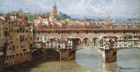 Brandeis Antonietta Ponte Vecchio Florence canvas print