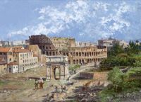 Brandeis Antonietta The Colosseum Rome canvas print