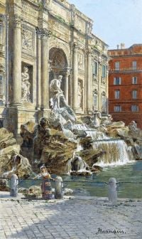 Brandeis Antonietta Der Trevi-Brunnen in Rom