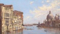 Brandeis Antonietta Venice A View Of The Grand Canal In The Direction Of Santa Maria Della Salute canvas print