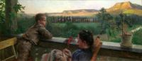 Brate Fanny I Stillhet Pa Terrassen 1890 canvas print