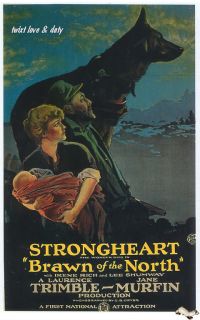 Affiche de film Brawn Of The North 1922