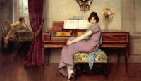 Breakspeare William Arthur The Reluctant Pianist canvas print