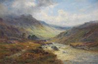 Breanski Sr Alfred De An Aberdeenshire Valley canvas print