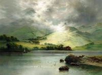 Breanski Sr Alfred De Between The Showers   Brother S Water Cumbria canvas print