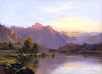 Breanski Sr Alfred De Buttermere The Lake District canvas print