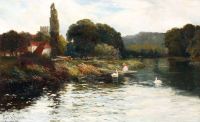 Breanski Sr Alfred De Goring Church On Thames 1881 82 canvas print