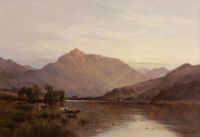 Breanski Sr Alfred De Loch Lomond Sunrise canvas print