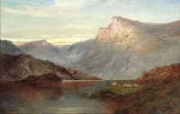 Breanski Sr Alfred De Near Inversnaid Loch Lomond canvas print