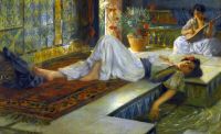 Bredt Ferdinand Max Leisure Of The Odalisques canvas print