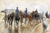 Breitner George Hendrik Returning From The Manoevers Ca. 1883