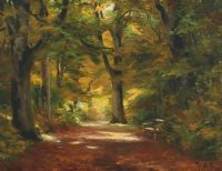 Brendekilde Hans Andersen Forest Scenery canvas print