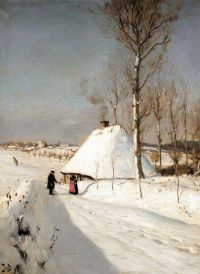 Brendekilde Hans Andersen Winter Landscape 1896 canvas print