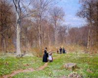 Brendekilde Hans Andersen Woods In Spring 1893
