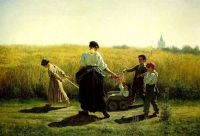 Breton Jules The Departure For The Fields