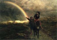 Leinwanddruck von Breton Jules The Rainbow