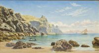 بريت جون هاوسل باي لوحة زيتية لشبه جزيرة ليزارد كورنوال 1887