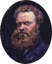 Brett John Self Portrait 1883 canvas print
