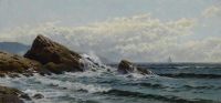 Bricher Alfred Thompson Chrashing Waves canvas print