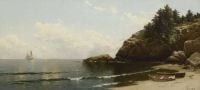 Bricher Alfred Thompson Klippeninsel Maine Ca. Leinwanddruck von 1865