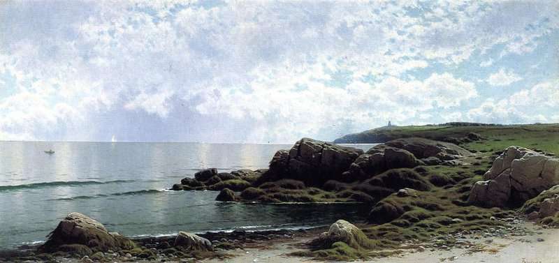 Bricher Alfred Thompson Low Tide At Yellow Gail Cove Ca. 1890 1900 canvas print