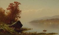 Bricher Alfred Thompson Up The Hudson 1864 canvas print