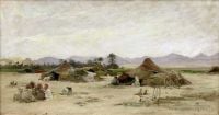 Bridgman Frederick Arthur An Encampment In The Desert 1879 canvas print