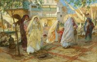Bridgman Frederick Arthur Apres La Fete Port D Alger 1901 canvas print