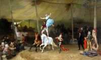 Bridgman Frederick Arthur The American Circus In France 1869 70 canvas print