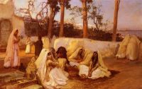Bridgman-Frauen auf dem Friedhof Algier