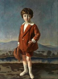 Brockhurst Gerald Leslie Portrait Of Brian Macartney Filgate As A Boy Ca. 1919 canvas print